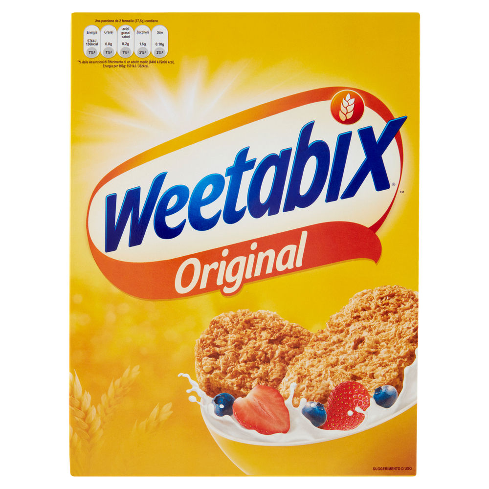 Cereali weetabix integrali scatola 24 form. g 430