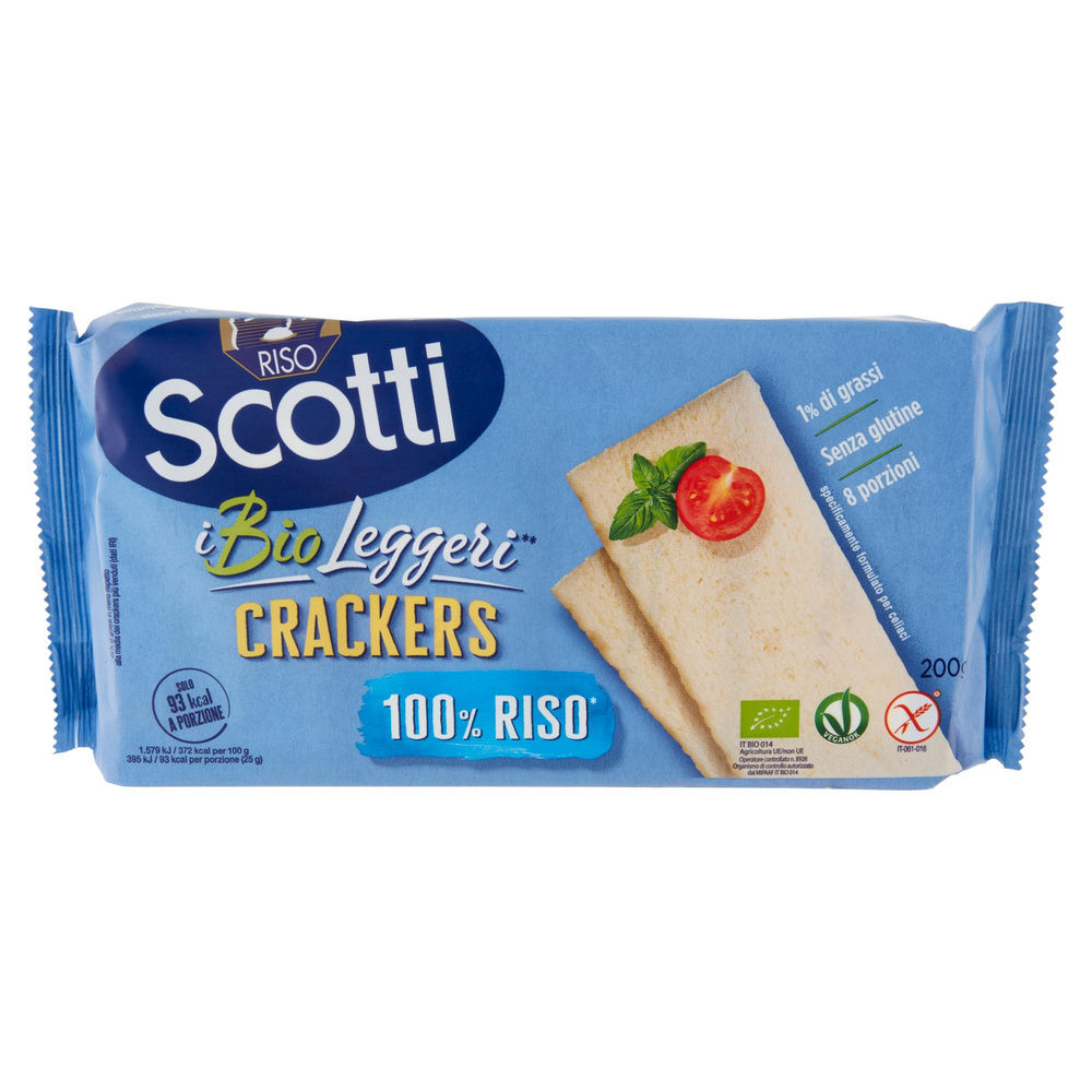 CRACKERS DI RISO BIO S/G SCOTTI VASCHETTA G 200 - 2