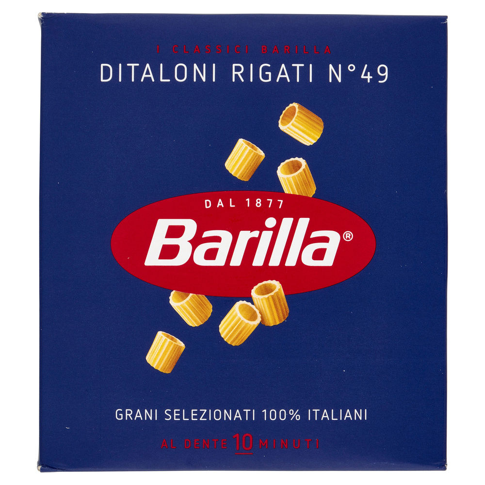 PASTA SEMOLA DITALONI BARILLA RIGATI N.49 ASTUCCIO G.500 - 5