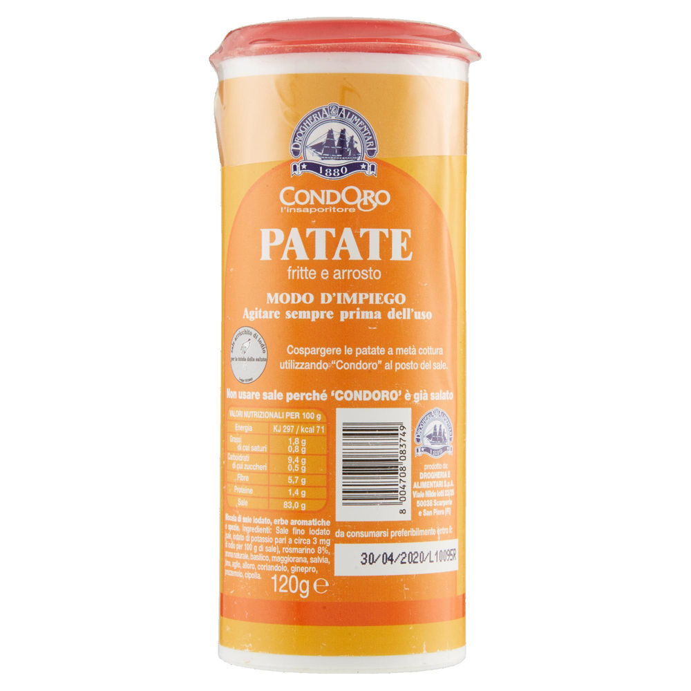 INSAPORITORE PER PATATE CONDORO BARATTOLO G 120 - 1