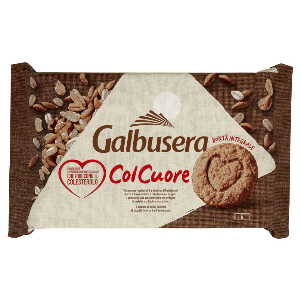 Biscotti frollini colcuore galbusera incarto g 300