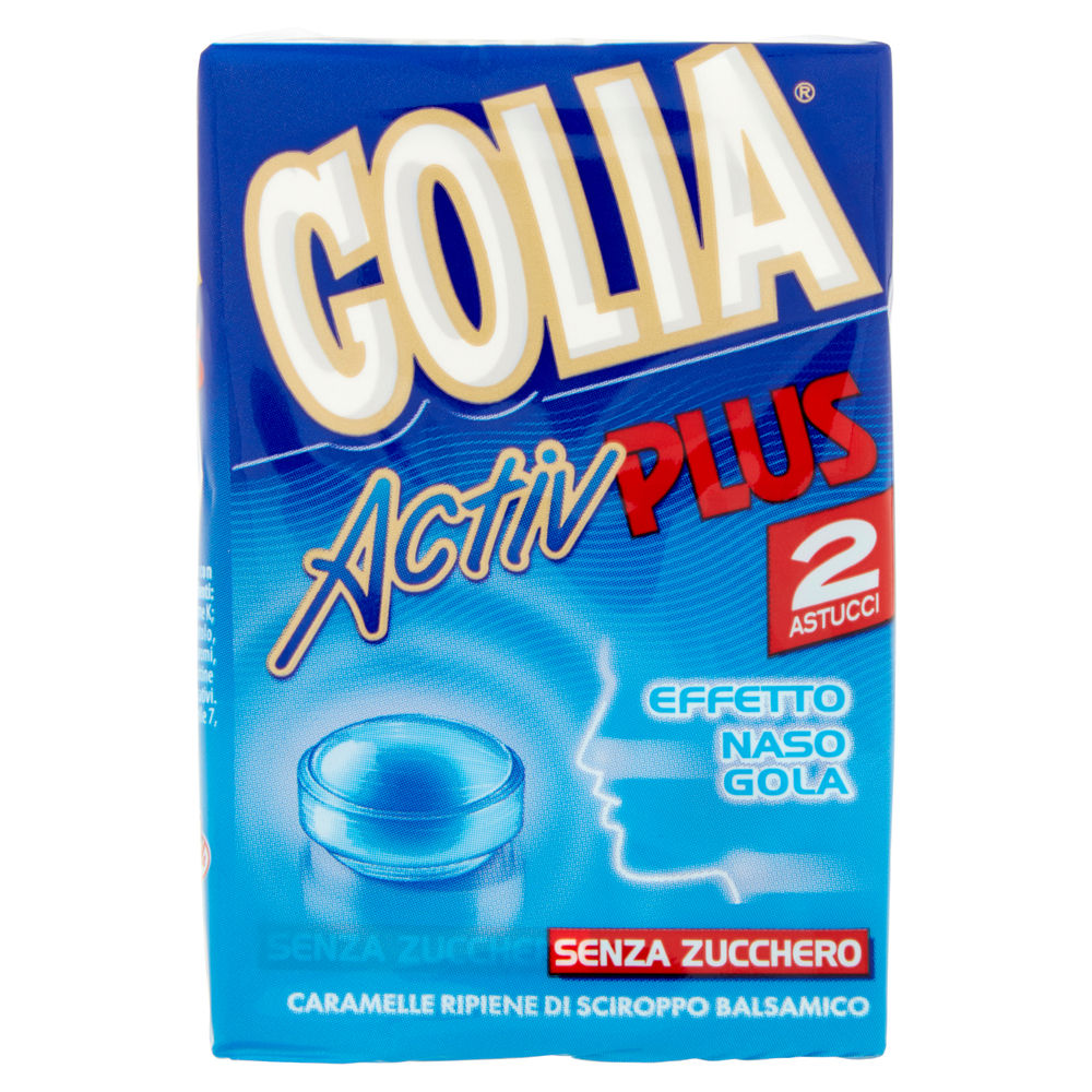 CARAMELLE GOLIA ACTIV PLUS PERFETTI SCATOLA G 92 - 0