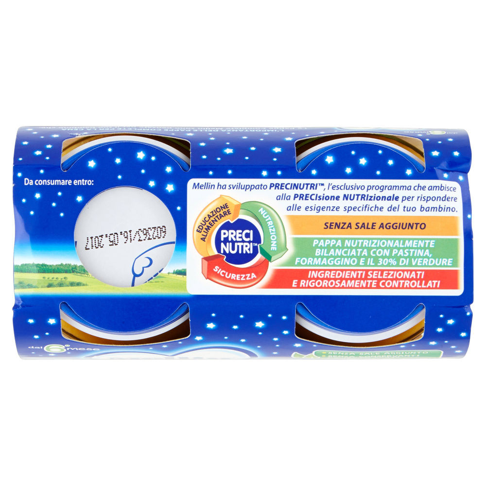 BABY CENA FORMAGGINO PASTINA MELLIN G 200X2 - 3