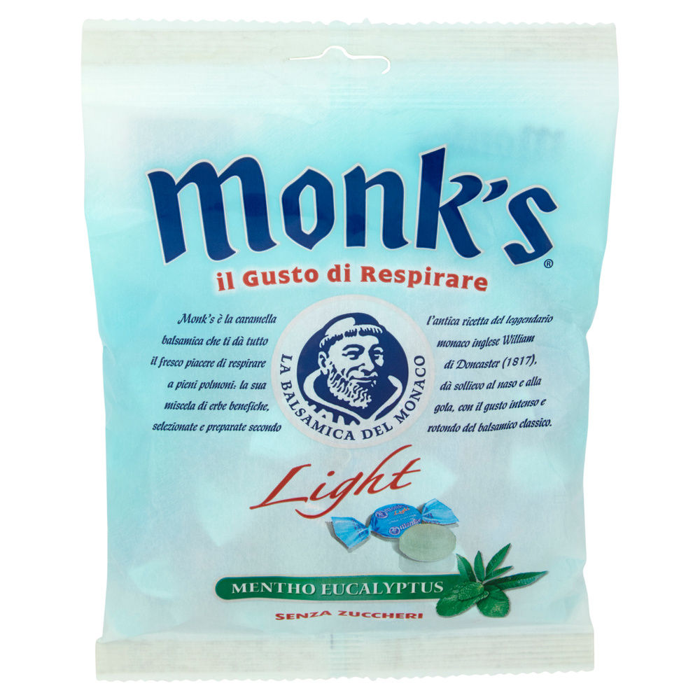 MONK'S MENTHO EUCALYPTUS SENZA ZUCCHERO BUSTA GR 80 - 8