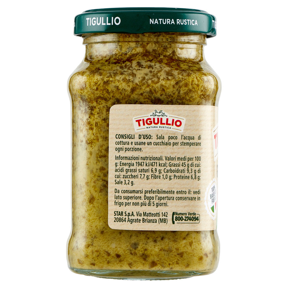 GRAN PESTO GENOVESE SENZA AGLIO STAR VASO G 190 - 3