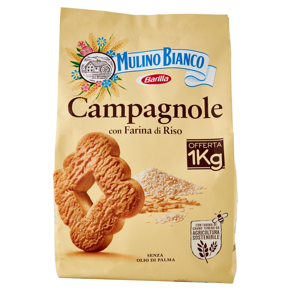 BISCOTTI CAMPAGNOLE MULINO BIANCO BARILLA KG.1 - 1