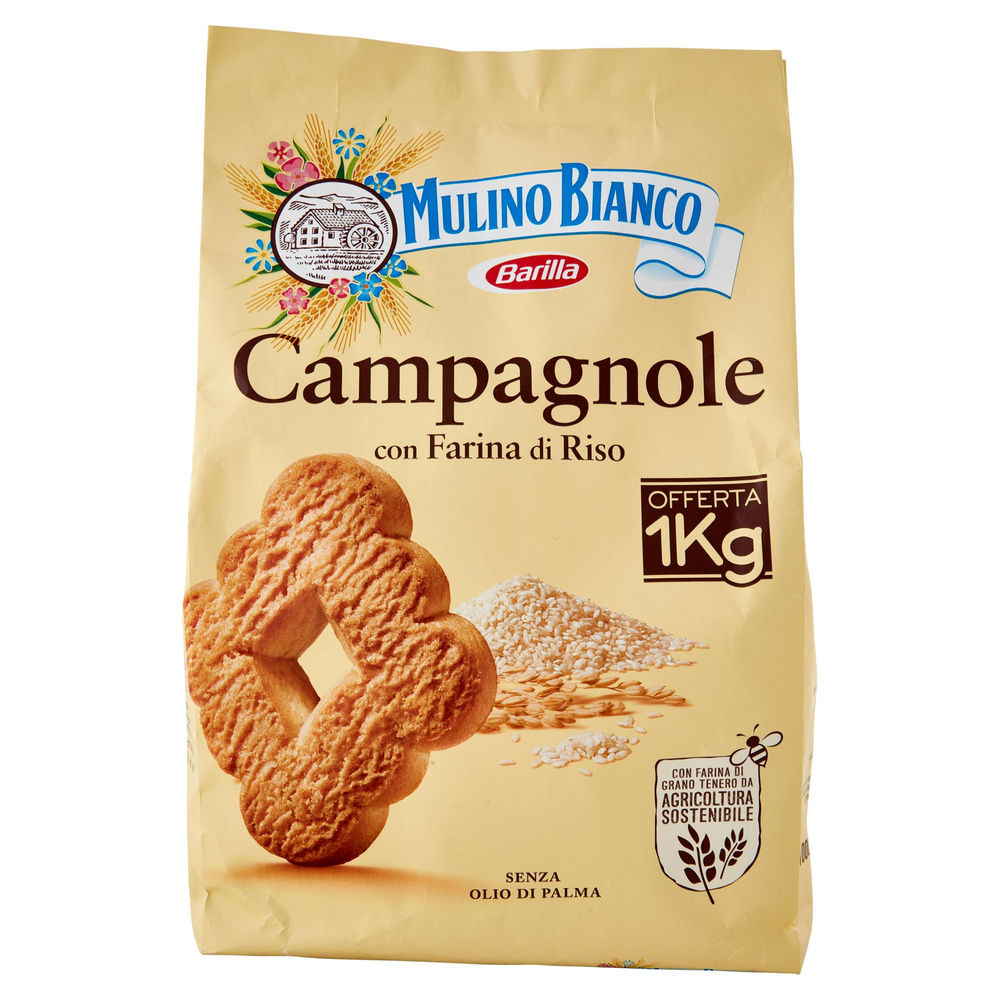 BISCOTTI CAMPAGNOLE MULINO BIANCO BARILLA KG.1 - 4