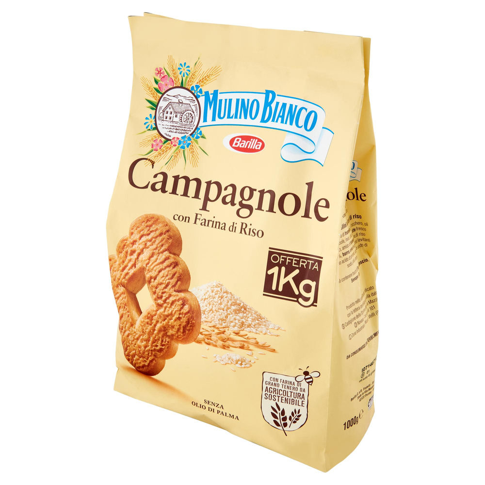 BISCOTTI CAMPAGNOLE MULINO BIANCO BARILLA KG.1 - 9
