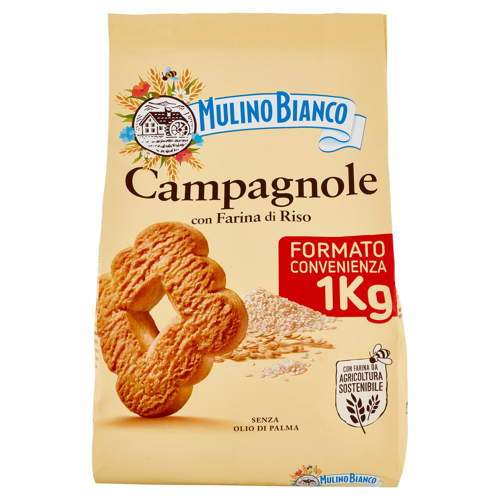 BISCOTTI CAMPAGNOLE MULINO BIANCO BARILLA KG.1 - 0