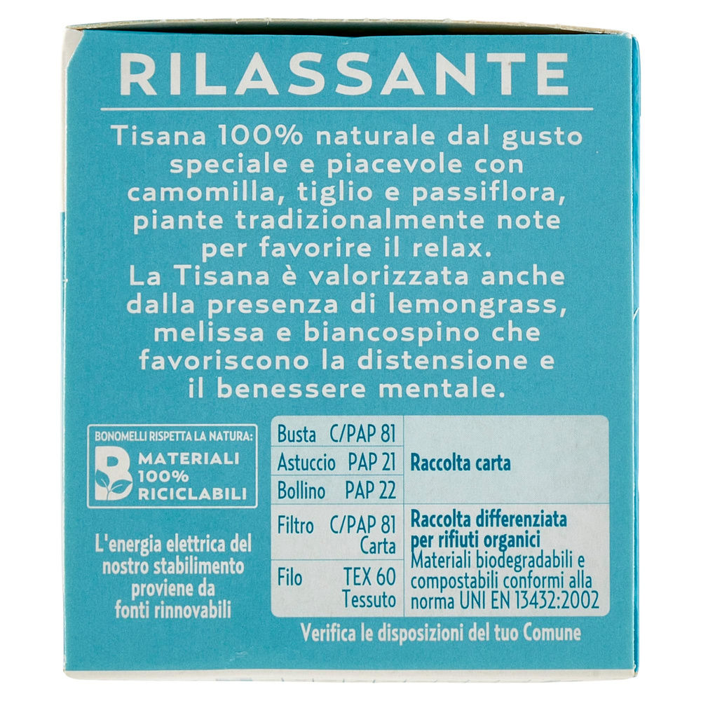 TISANA RILASSANTE BONOMELLI 16 FILTRI SCATOLA G 32 - 2