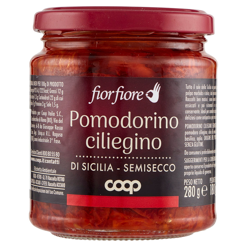 POMODORINO CILIEGINO SICILIANO SEMISECCO COOP FIOR FIORE VV G280 - 3