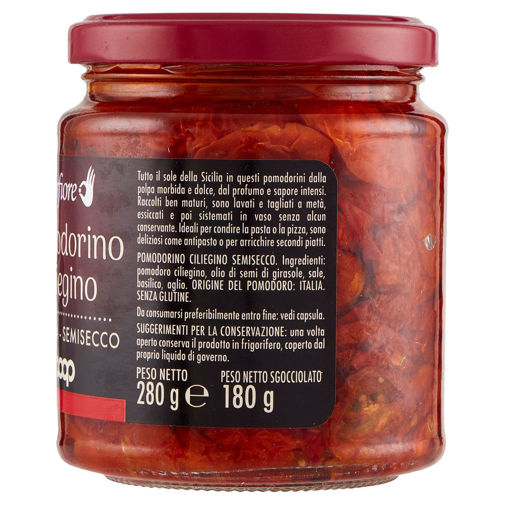 POMODORINO CILIEGINO SICILIANO SEMISECCO COOP FIOR FIORE VV G280 - 5