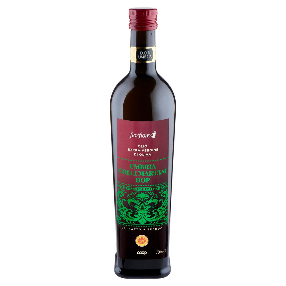 OLIO EXTRAVERGINE DI OLIVA DOP UMBRIA COOP FIOR FIORE BOTTIGLIA ML 750 - 3