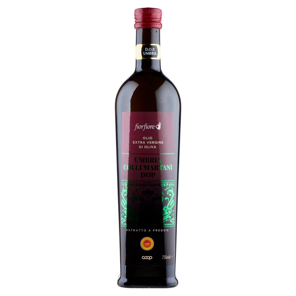 OLIO EXTRAVERGINE DI OLIVA DOP UMBRIA COOP FIOR FIORE BOTTIGLIA ML 750 - 4