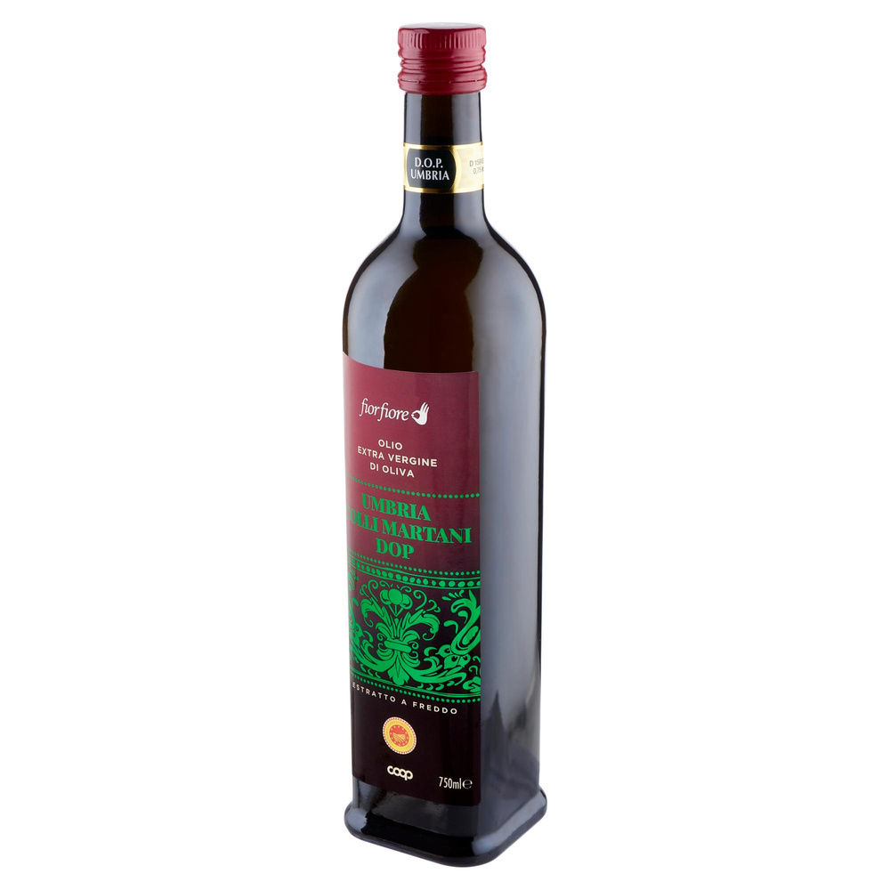 OLIO EXTRAVERGINE DI OLIVA DOP UMBRIA COOP FIOR FIORE BOTTIGLIA ML 750 - 2