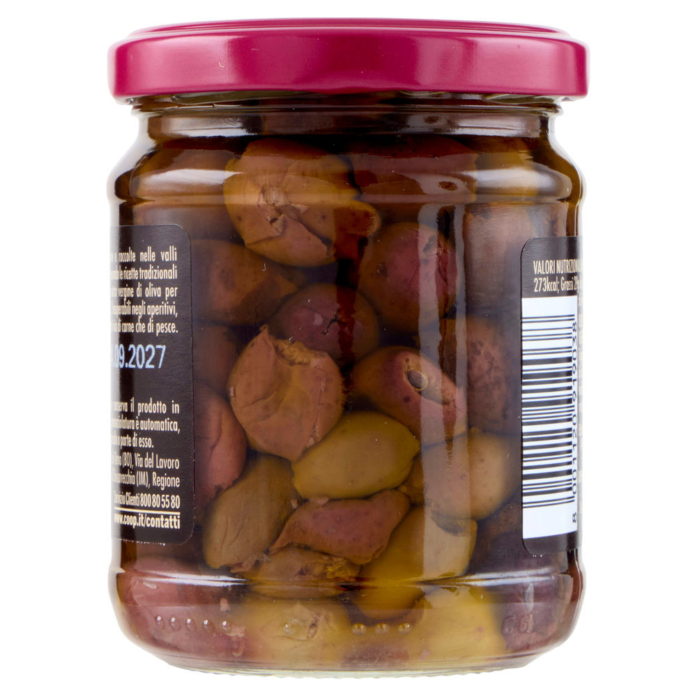 OLIVE TAGGIASCHE DENOCCIOLATE COOP FIOR FIORE IN OLIO EXTRA V.O.  G 180 - 20