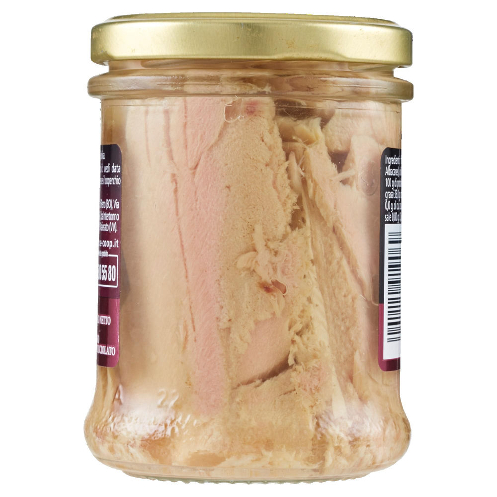 FILETTI DI TONNO YELLOWFIN OLIO OLIVA COOP FIOR FIORE VASO VETRO G 200 - 1