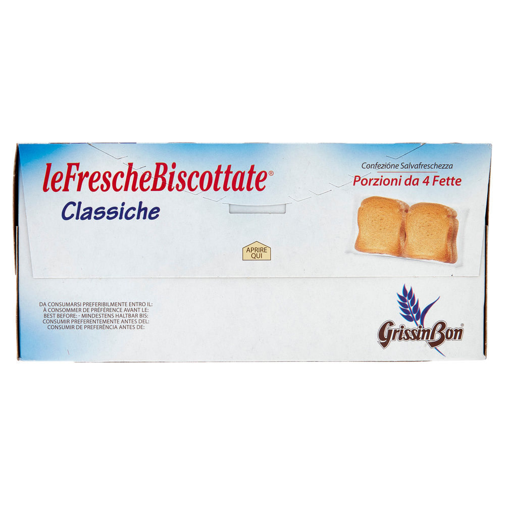 FETTE BISCOTTATE CLASSICHE GRISSIN BON SCATOLA G 250 - 7