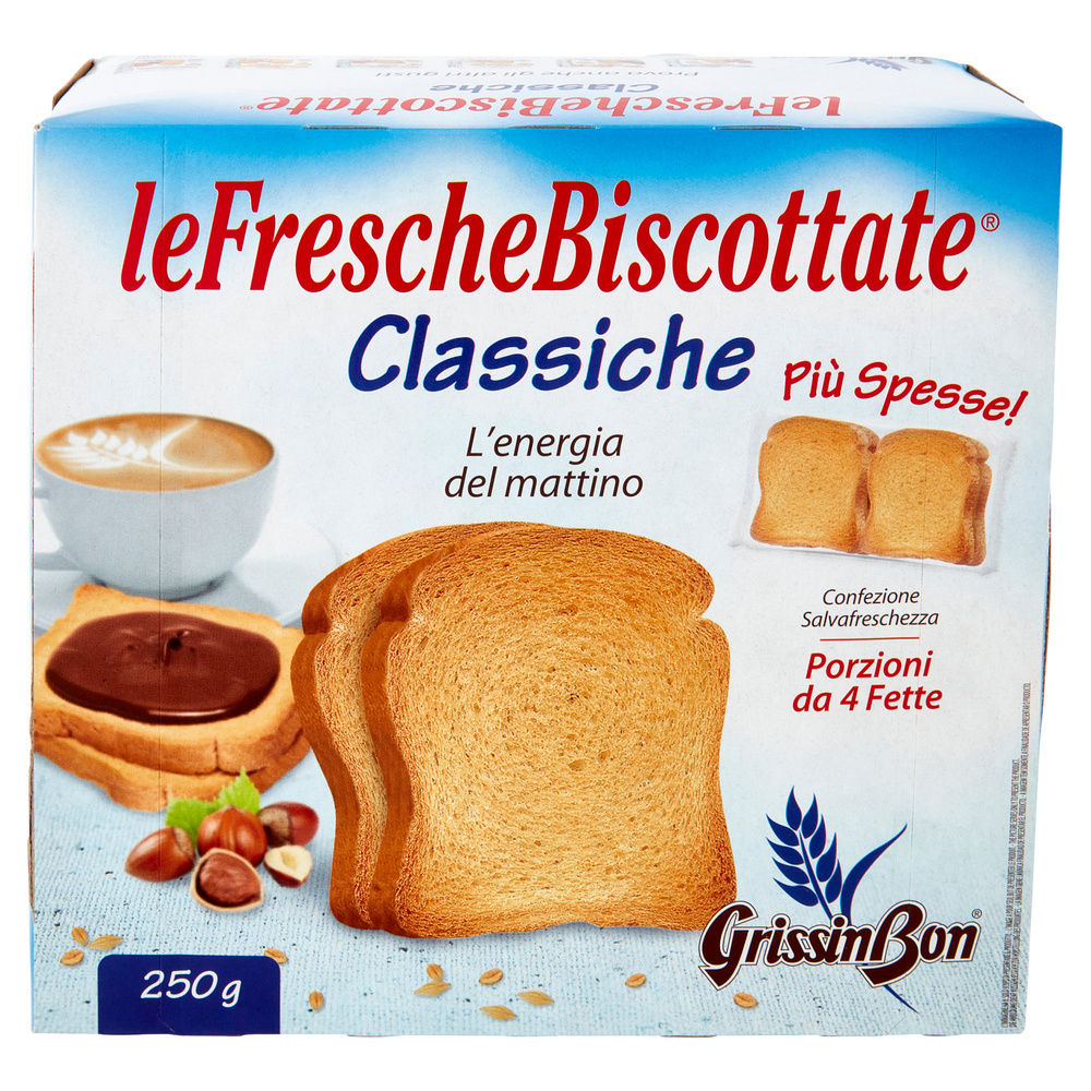 FETTE BISCOTTATE CLASSICHE GRISSIN BON SCATOLA G 250 - 5