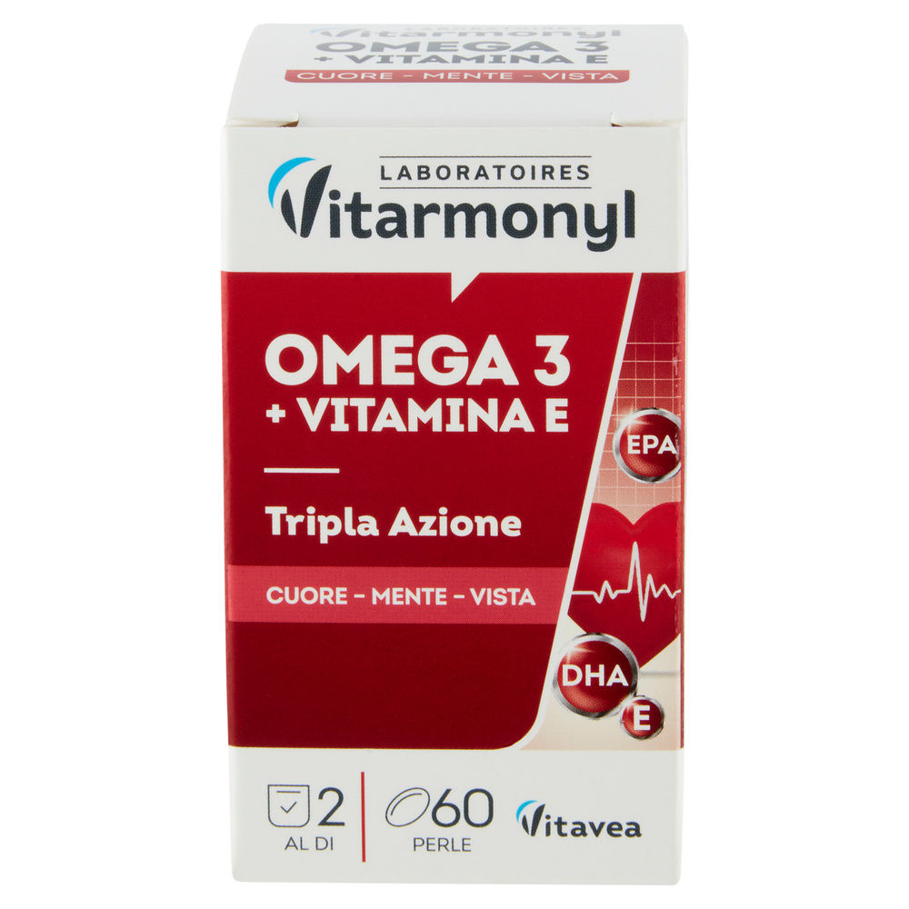 INTEGRATORE OMEGA 3 I GRASSI UTILI VITARMONYL SCATOLA 60 PERLE G 33,4 - 5