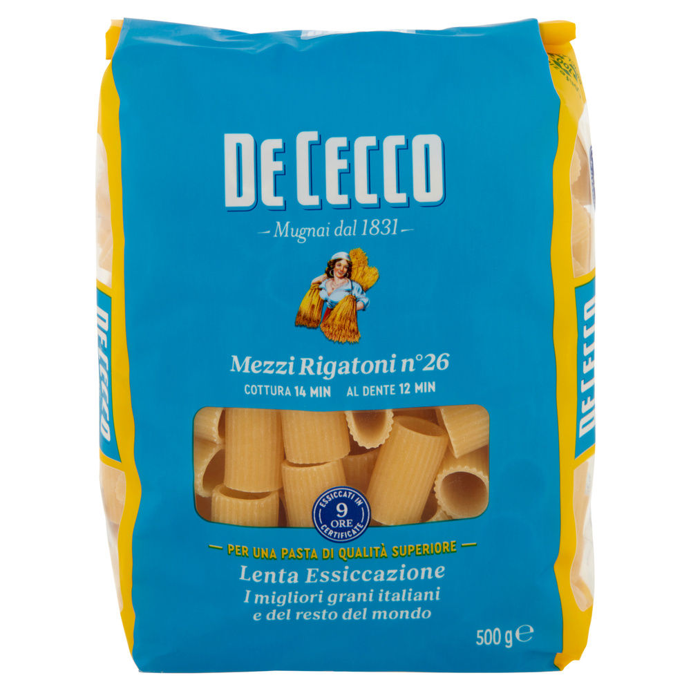 MEZZI RIGATONI DI SEMOLA DE CECCO N26 SACC. G 500 - 2