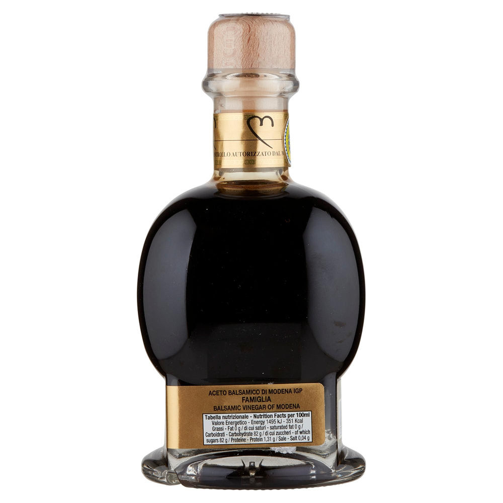 ACETO BALSAMICO DI MODENA IGP RISERVA DI FAMIGLIA DUE VITTORIE BOTTIGLIA 250ML - 4