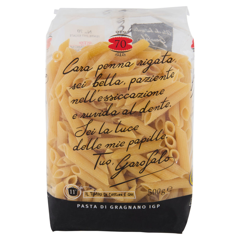 PASTA SEMOLA PENNE RIGATE N.70 IGP GAROFALO G 500 - 9