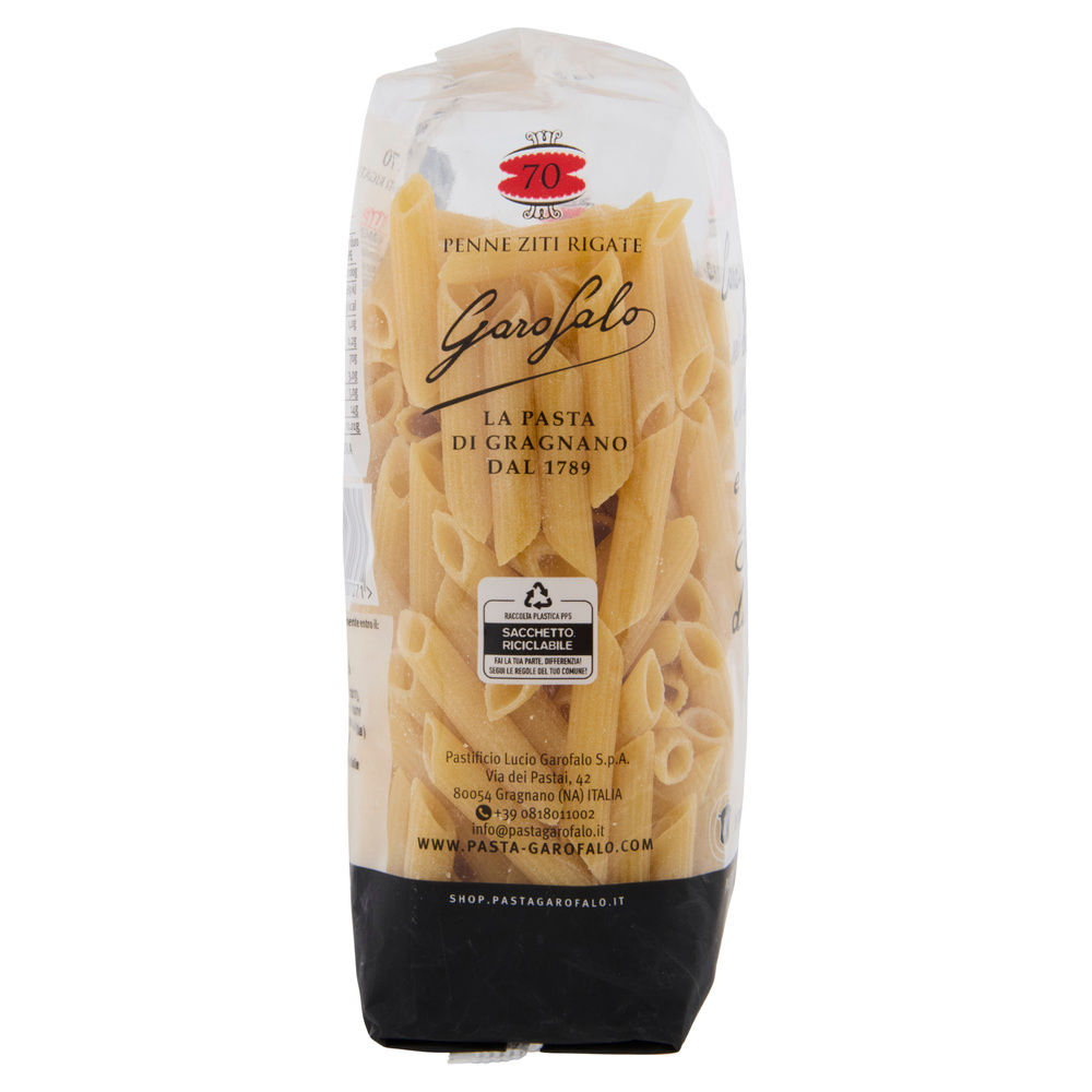 PASTA SEMOLA PENNE RIGATE N.70 IGP GAROFALO G 500 - 11