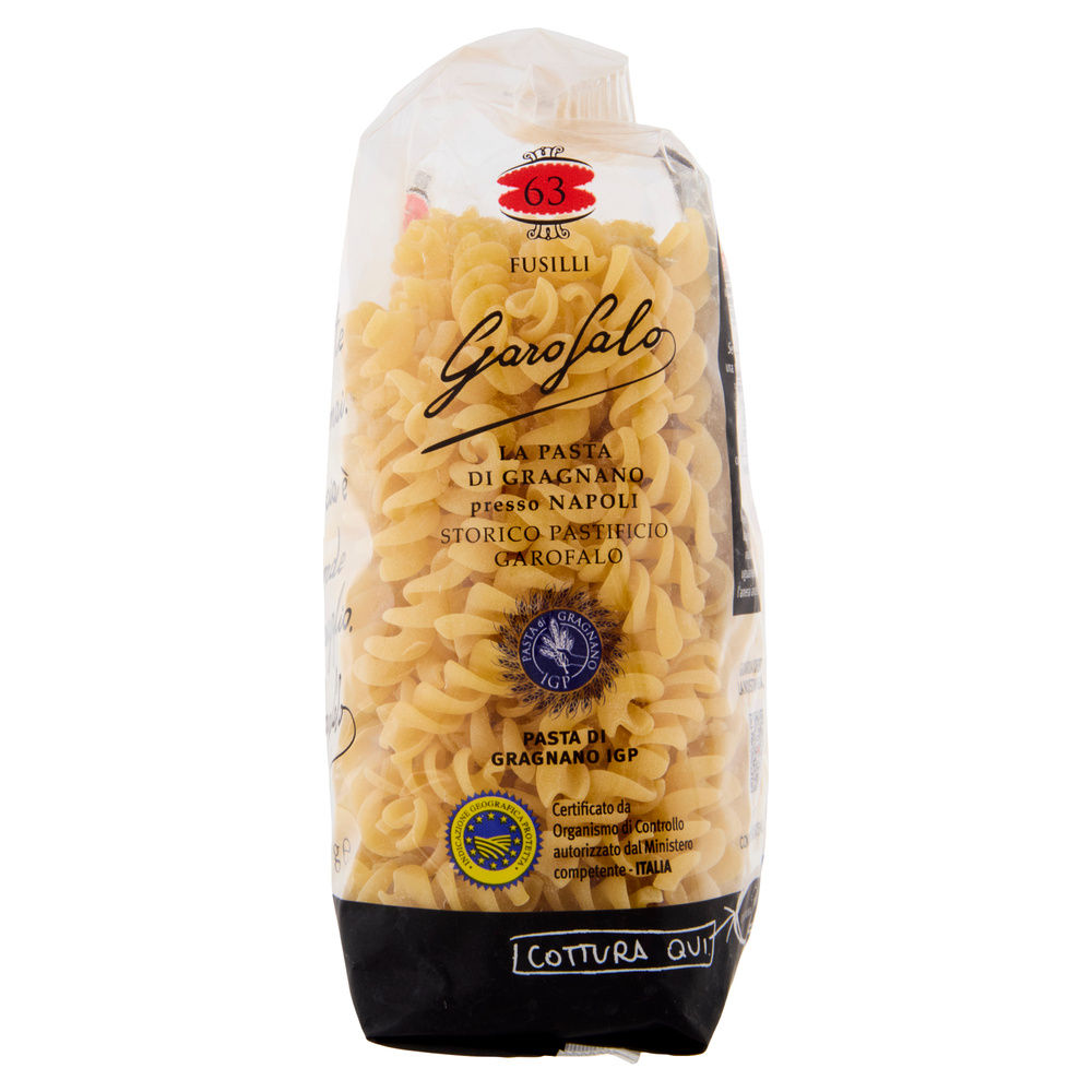 PASTA SEMOLA FUSILLI N.63 IGP GAROFALO G  500 - 13