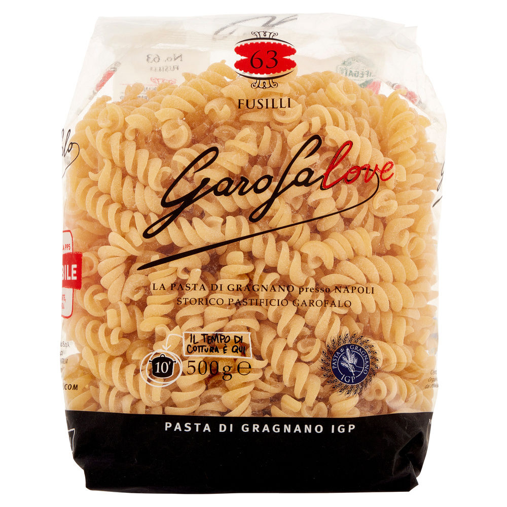 PASTA SEMOLA FUSILLI N.63 IGP GAROFALO G  500 - 3