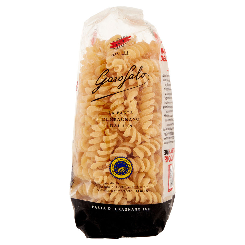 PASTA SEMOLA FUSILLI N.63 IGP GAROFALO G  500 - 5