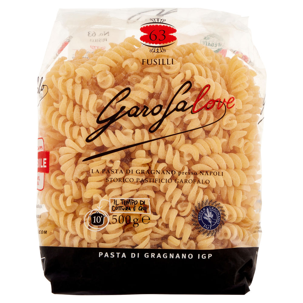 PASTA SEMOLA FUSILLI N.63 IGP GAROFALO G  500 - 0