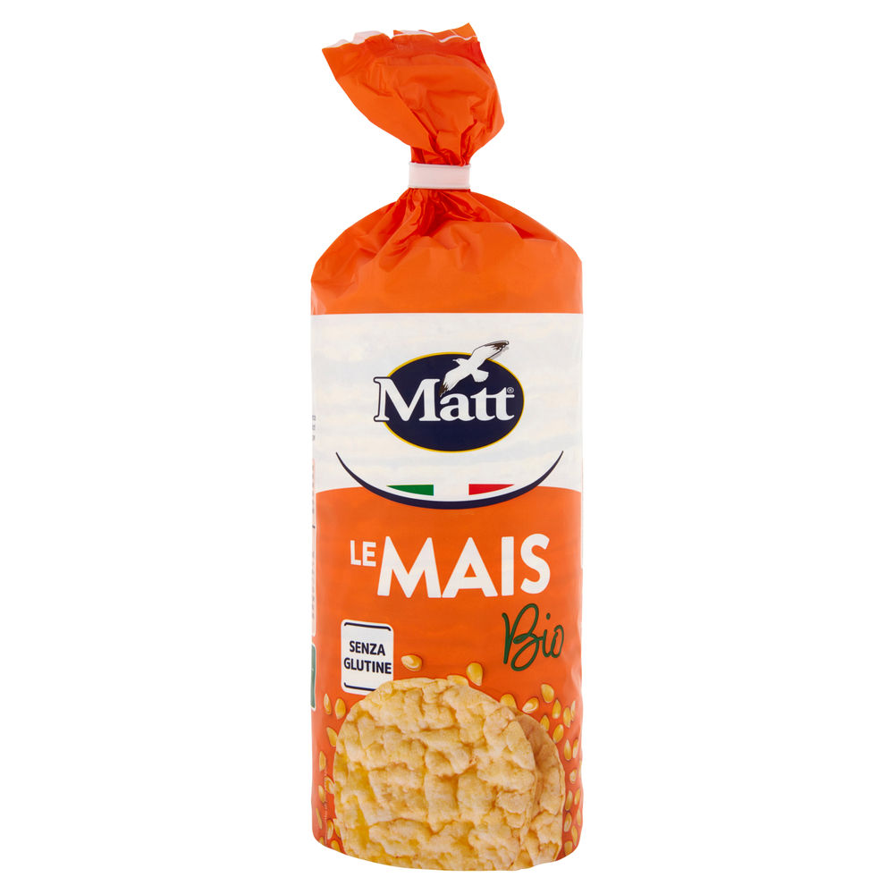 Gallette bio di mais matt & bio sacchetto g 130