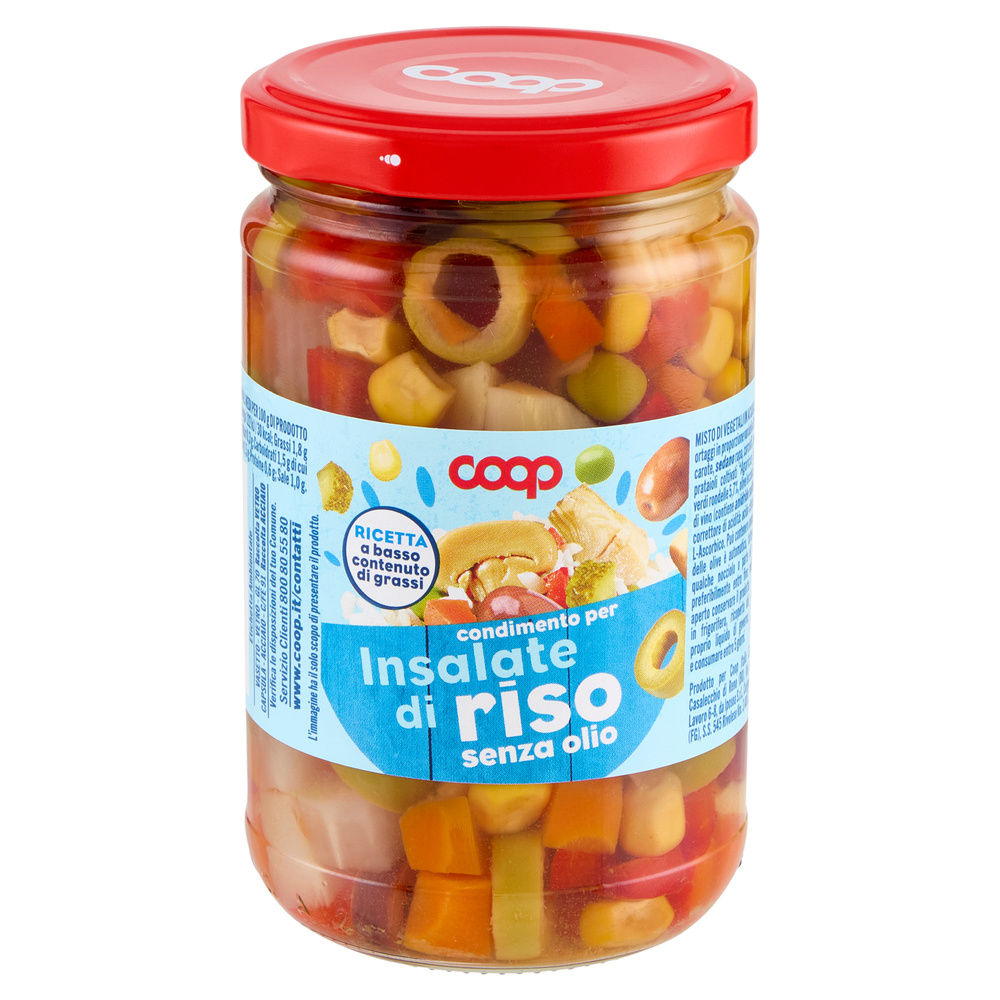CONDIMENTO LEGGERO PER INSALATE DI RISO COOP V.V. G300 SGOCC.G190 - 9