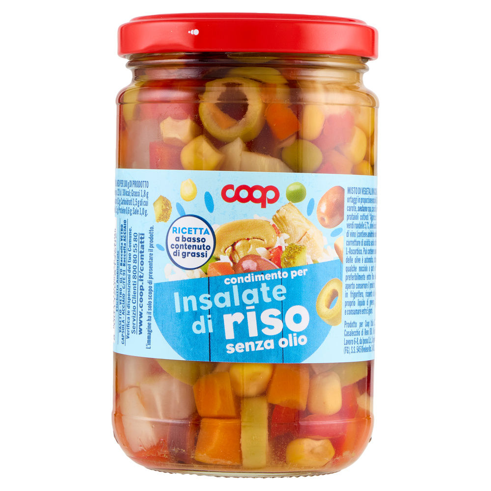 CONDIMENTO LEGGERO PER INSALATE DI RISO COOP V.V. G300 SGOCC.G190 - 10