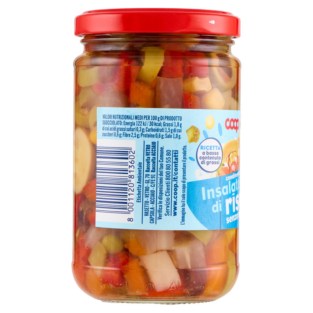 CONDIMENTO LEGGERO PER INSALATE DI RISO COOP V.V. G300 SGOCC.G190 - 11