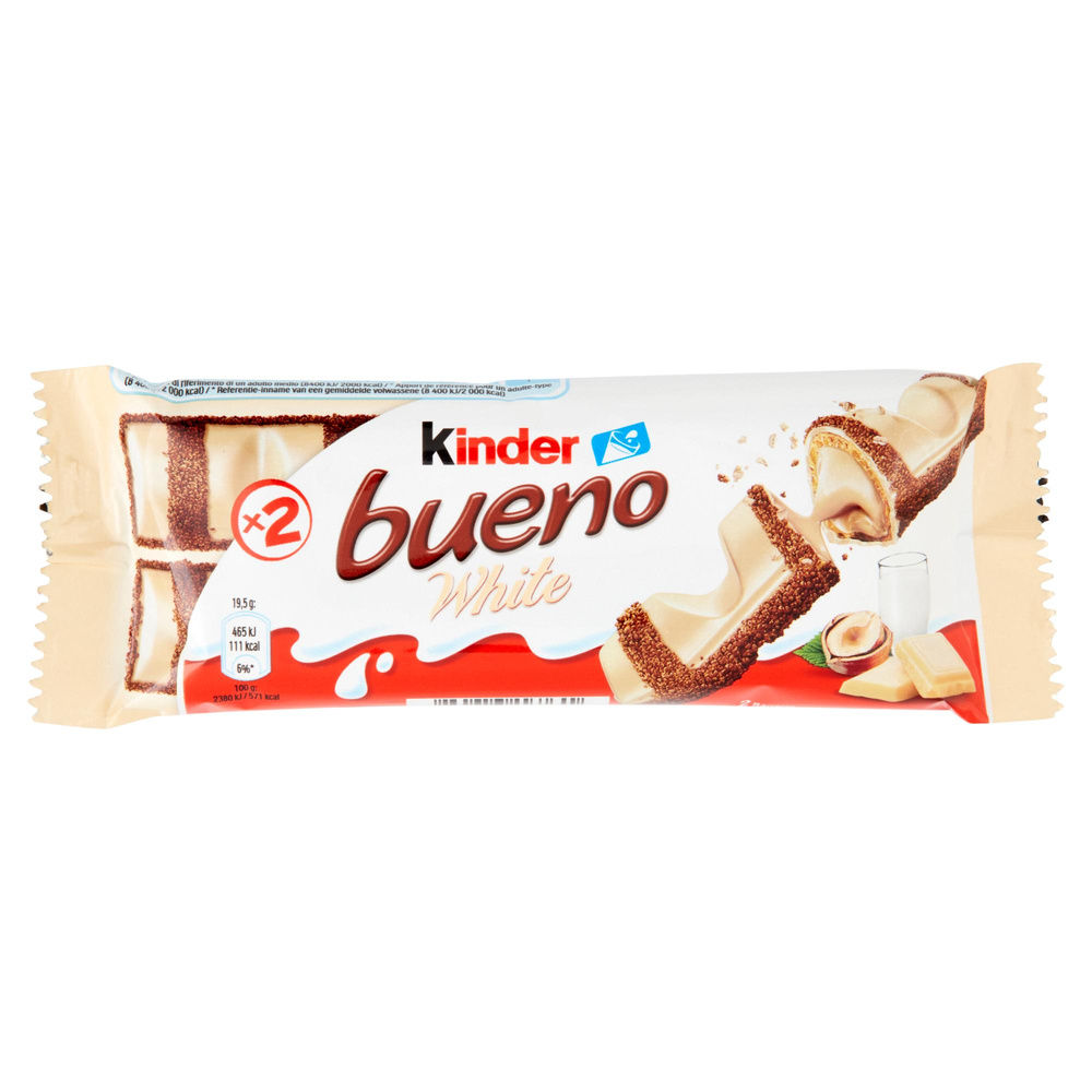 SNACK KINDER BUENO WHITE INCARTO G 39 - 3