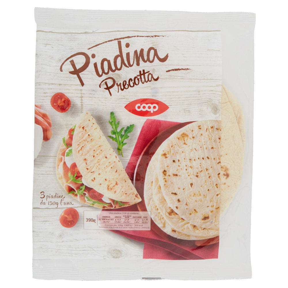 PIADINA SFOGLIATA COOP PZ 3 G 390 - 8