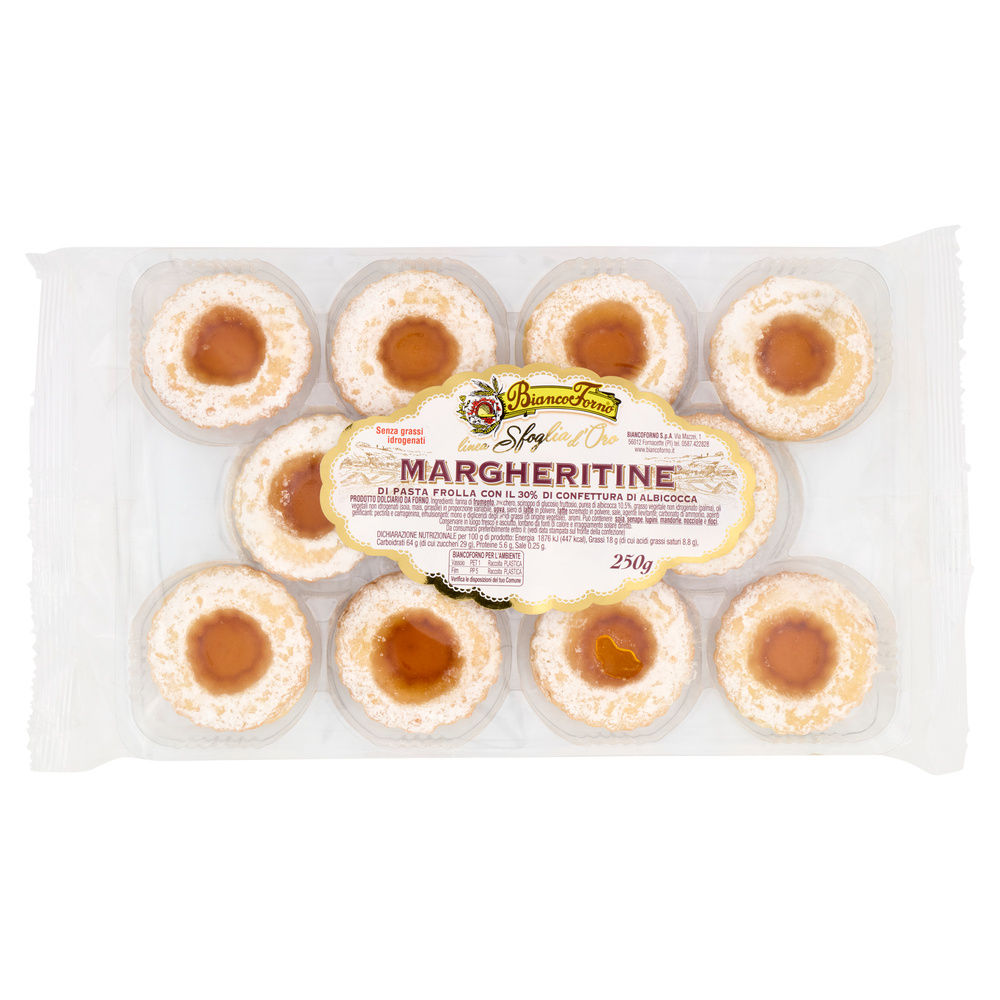 Margheritine sfoglia d'oro biancoforno vaschetta g 250