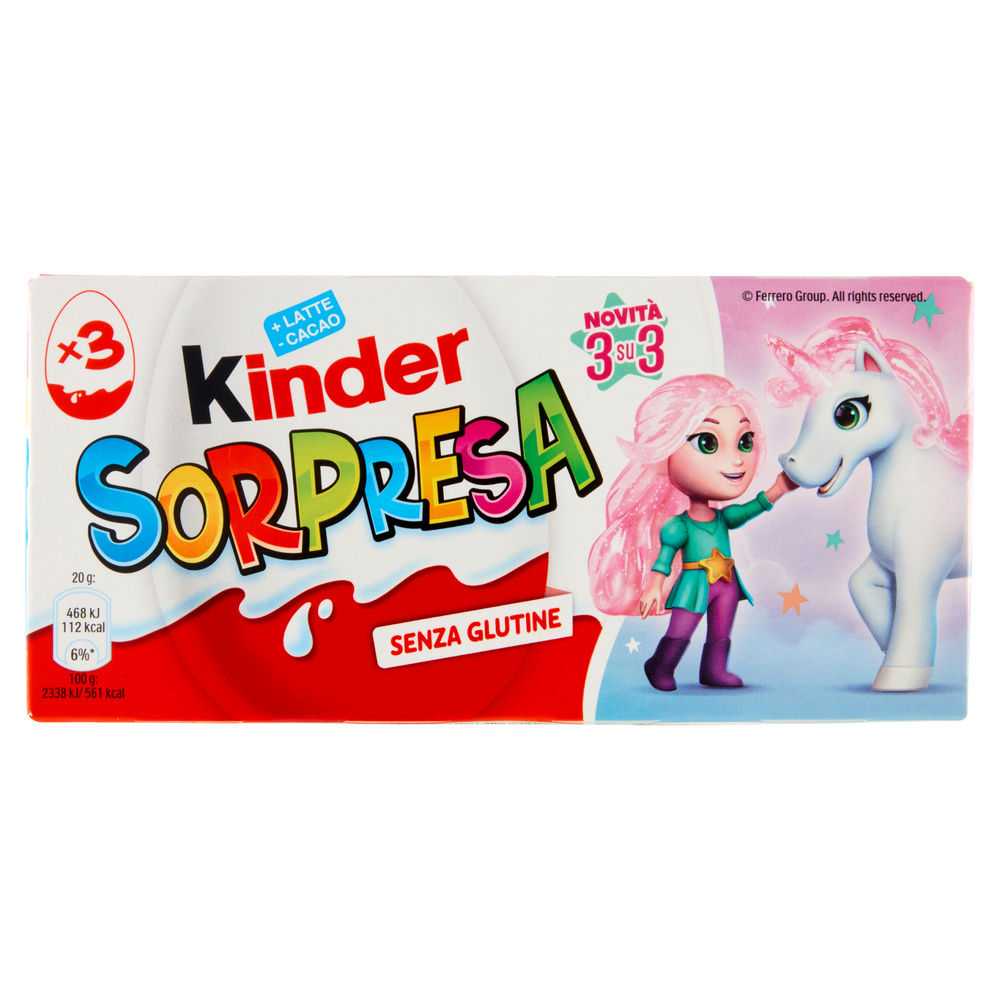 OVETTI  KINDER SORPRESA T128 TRIPACK POP FOREVER G 60 - 10