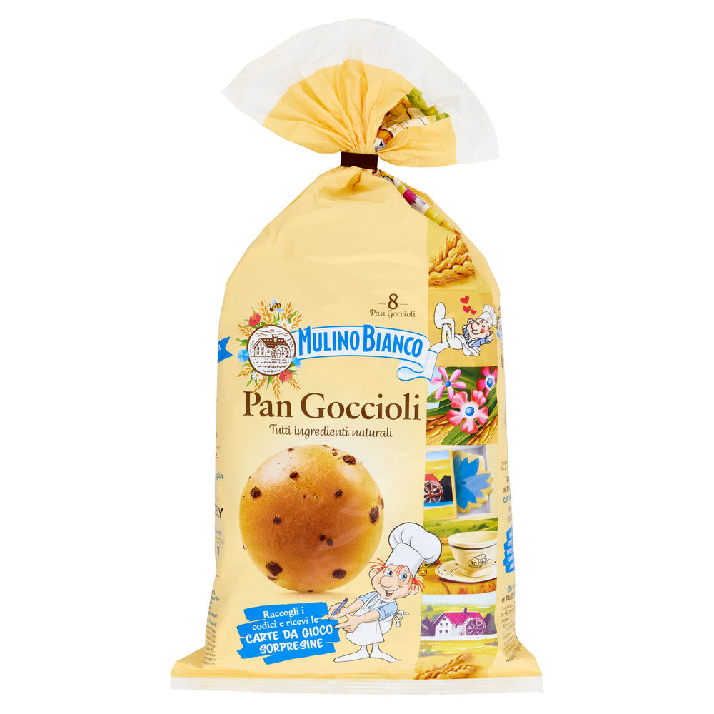 MERENDINE PAN GOCCIOLI MULINO BIANCO SACCHETTO PZ.8 G 336 - 26