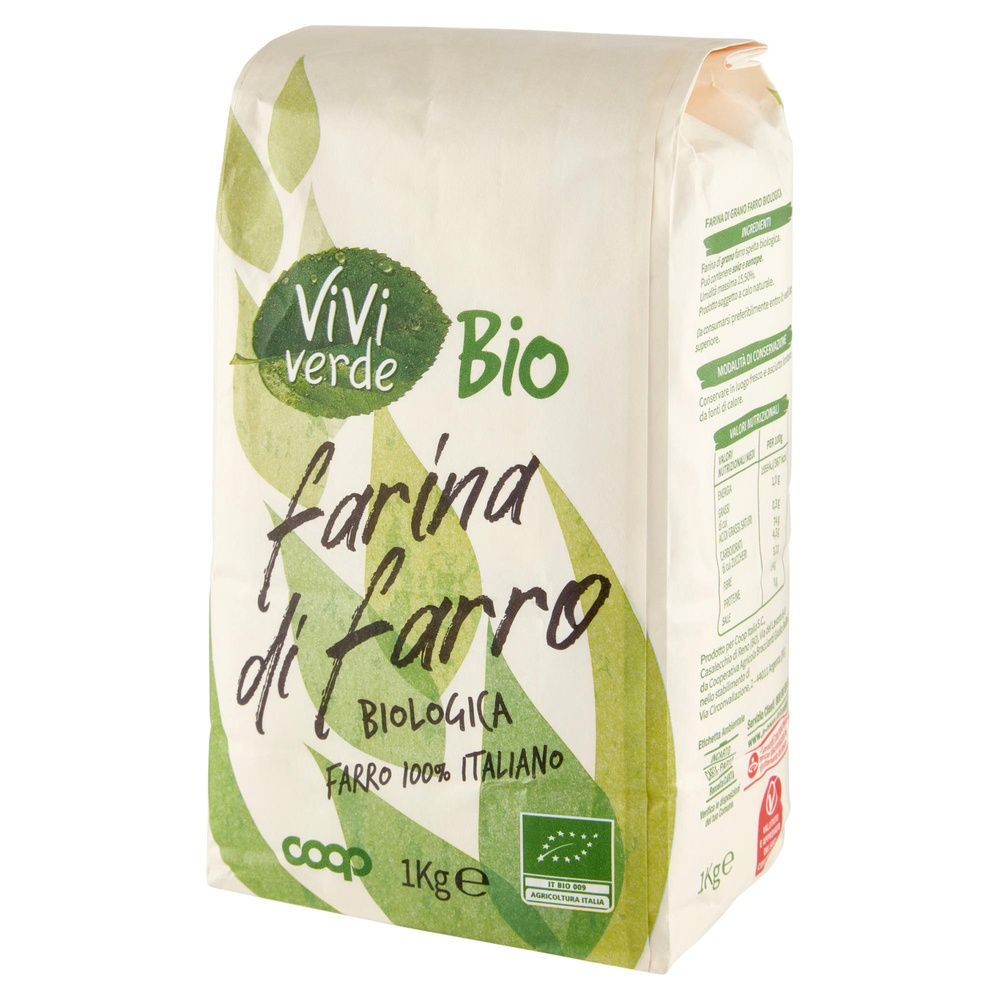 FARINA DI FARRO BIO VIVIVERDE COOP SACCHETTO  KG 1 - 2