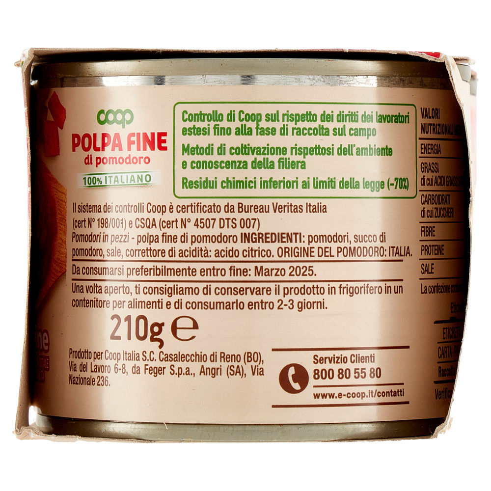 POLPA FINE ORIGINE COOP LATTINA CLUSTER 2X210 G - 9