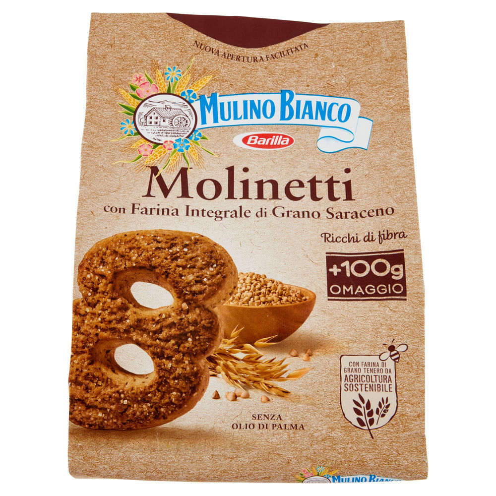 BISCOTTI MOLINETTI MULINO BIANCO BARILLA SACCHETTO G 700+G 100 OMAGGIO - 11