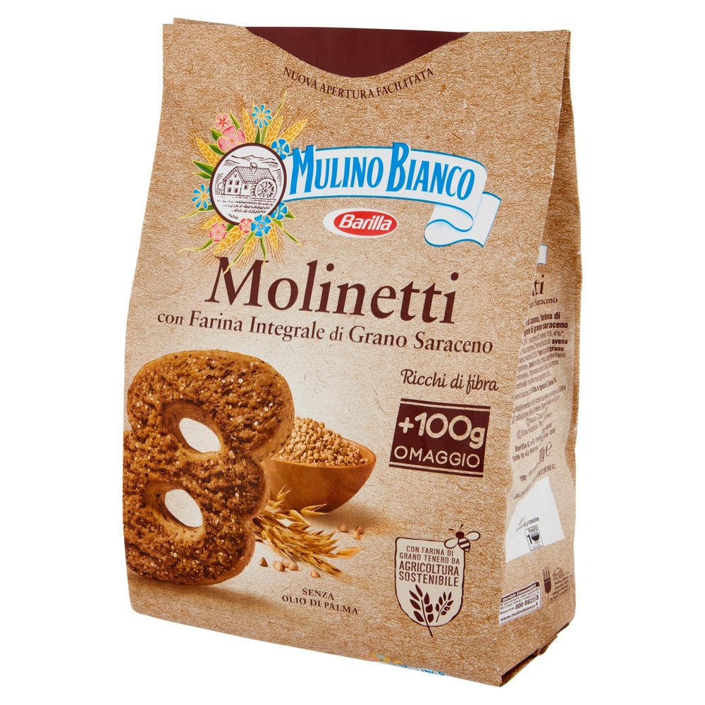 BISCOTTI MOLINETTI MULINO BIANCO BARILLA SACCHETTO G 700+G 100 OMAGGIO - 16