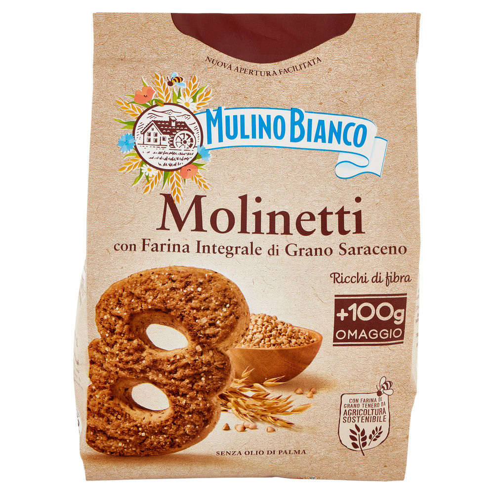 BISCOTTI MOLINETTI MULINO BIANCO BARILLA SACCHETTO G 700+G 100 OMAGGIO - 8