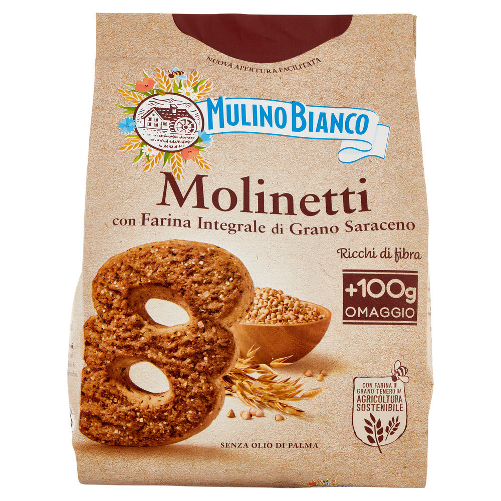 BISCOTTI MOLINETTI MULINO BIANCO BARILLA SACCHETTO G 700+G 100 OMAGGIO - 9