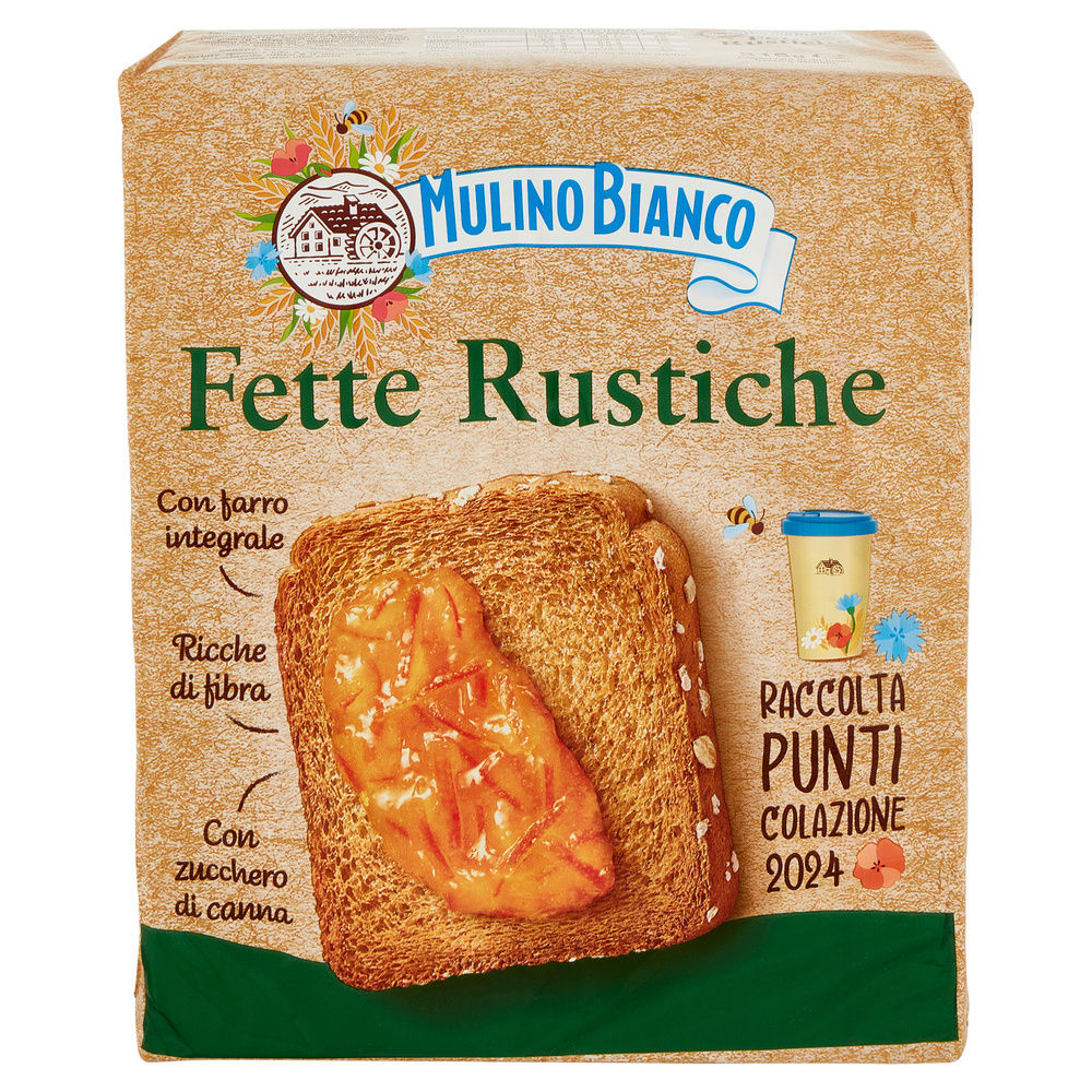 FETTE BISCOTTATE LE RUSTICHE MULINO BIANCO INCARTO PZ.32 G. 315 - 4