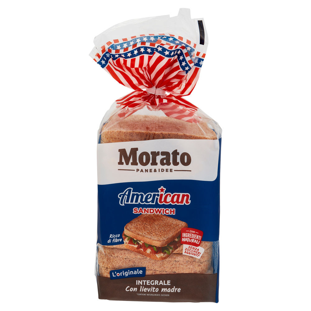 PANE INTEGRALE AMERICAN SANDWICH MORATO SACCHETTO G 600 - 7