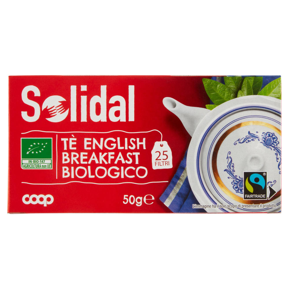 Te' english breakfast biologico solidal coop scatola 25 filtri g 50